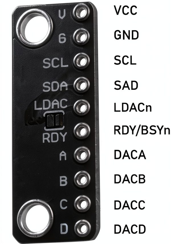 MCP4728 12-Bit 4-Channel I2C DAC Module by DIYmall for Arduino-1