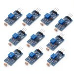 Teyleten Robot 5MM LDR Photosensitive Sensor Module Light Dependent Resistor Sensor Module Digital Light Detection LM393 3 pins for Arduino (10PCS)-0