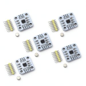 Teyleten Robot AS5600 Magnetic Encoder 12bit high Precision Magnetic Induction Angle Measurement Sensor Module 3.3V (5PCS)-0