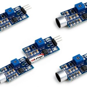 Sound Sensor Module HiLetgo 5pcs Voice Detect Switch Arduino 3.3V-5V-0