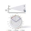 3 Pcs LD2410C mmWave Human Presence Sensor Module HLK-LD2410 mmWave Sensor with UART/GPIO Output 6M Range 60° Angle Millimeter Wave Presence Radar Detection for IoT Smart Home Automation-3