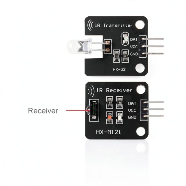 5 pcs Digital 38khz Ir Receiver Sensor Module + 5 pcs 38khz Ir Transmitter Sensor Module with Dupont Cable for Arduino Electronic Building Block-3