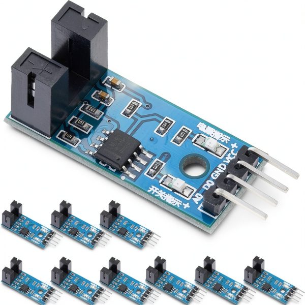 Comparator Speed Sensor LM393 by DAOKAI – 10PCS Slot IR Optocoupler-0