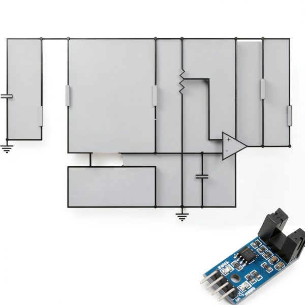 Comparator Speed Sensor LM393 by DAOKAI – 10PCS Slot IR Optocoupler-3