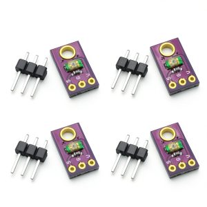 4Pcs TEMT6000 Light Sensor Module for Arduino, Visible Light Intensity-0