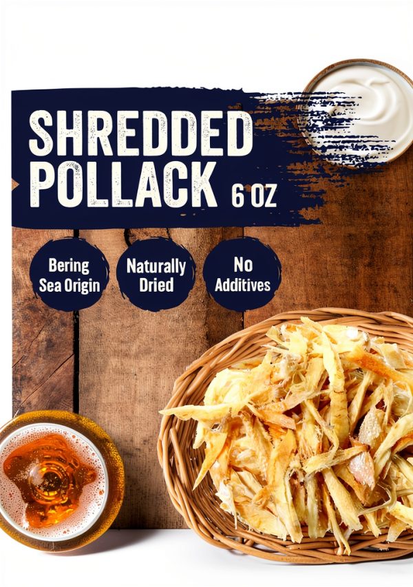 NICE WITCH'S Dried Shredded Pollack 170g / 6oz 황태채-2